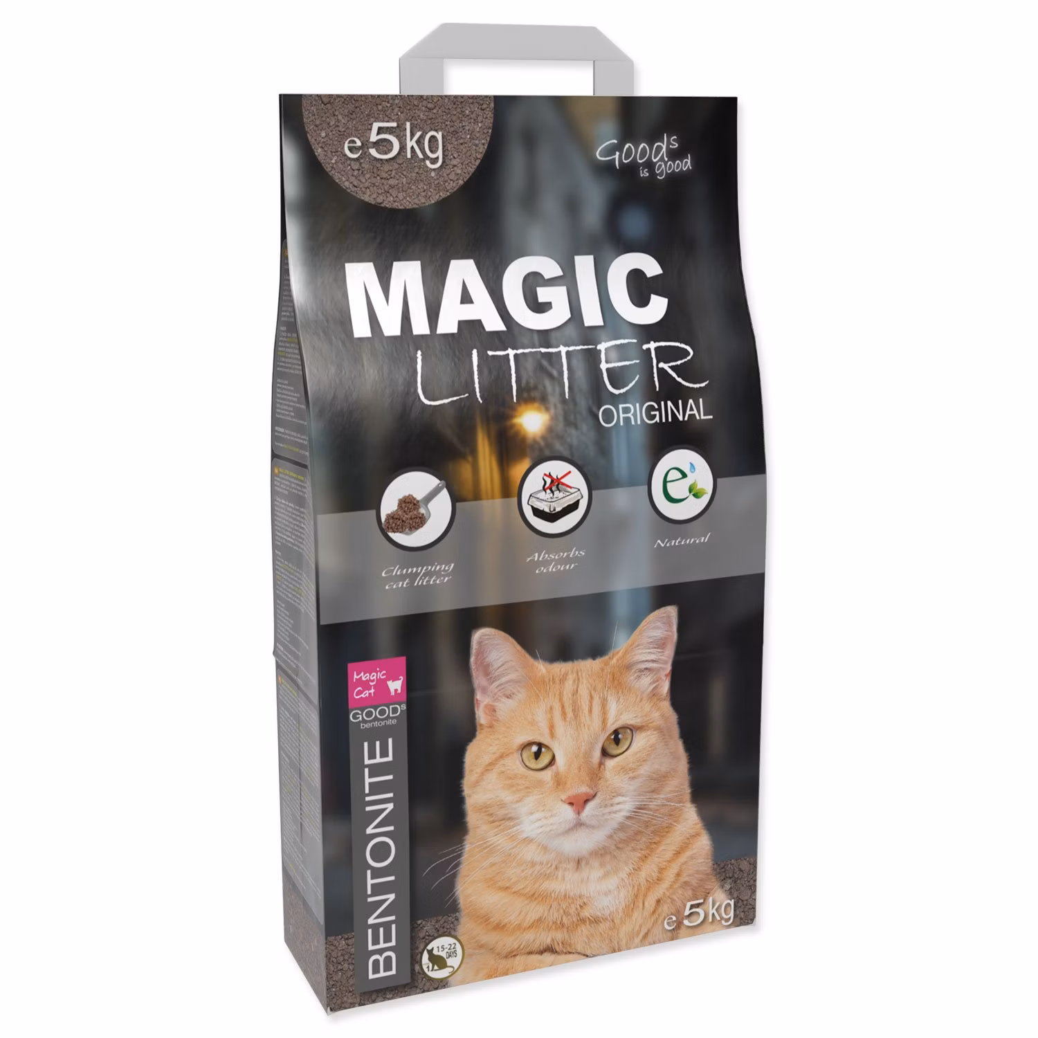 Podstielka Magic Litter Bentonite Original 5kg