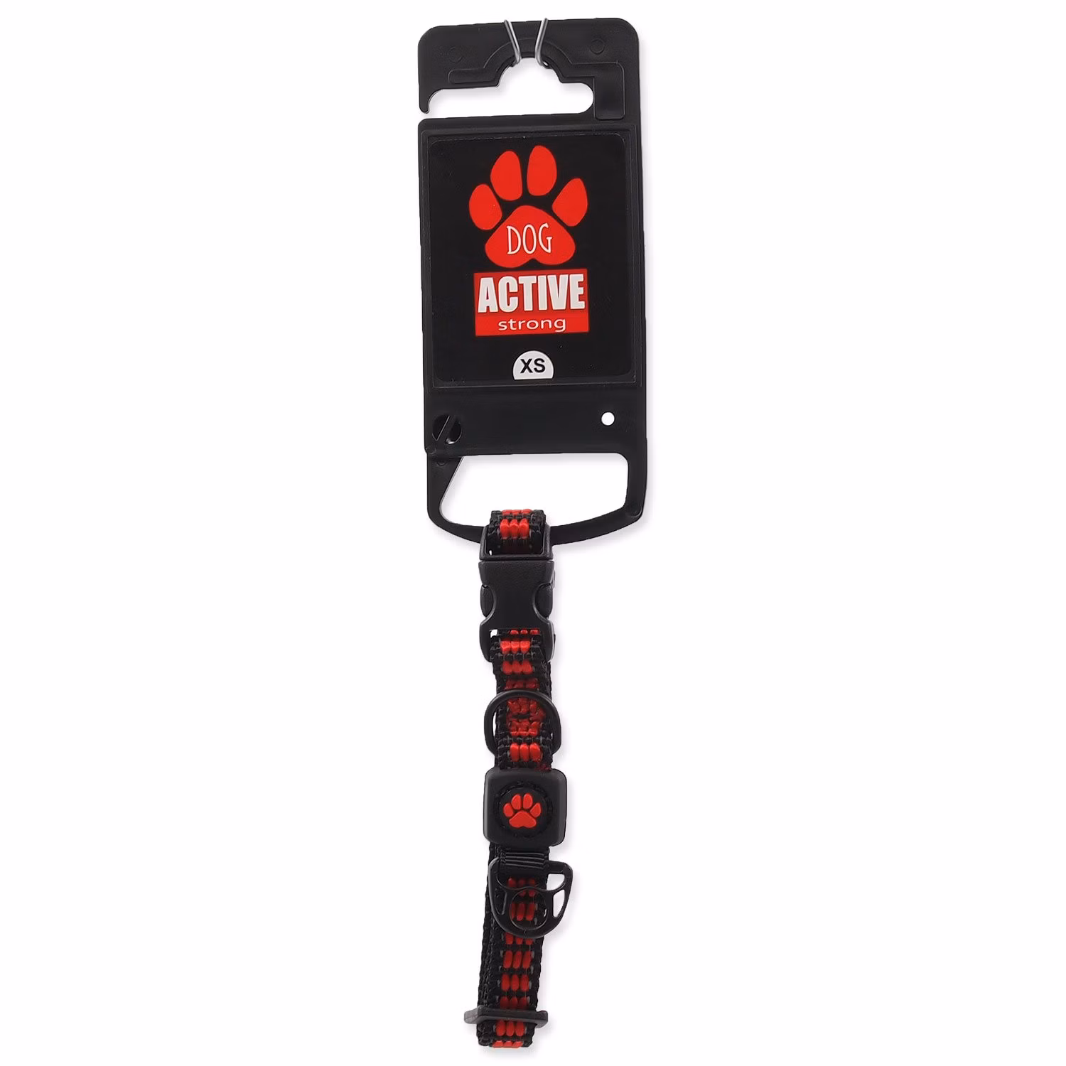Obojok Active Dog Strong XS červený 1x21-30cm
