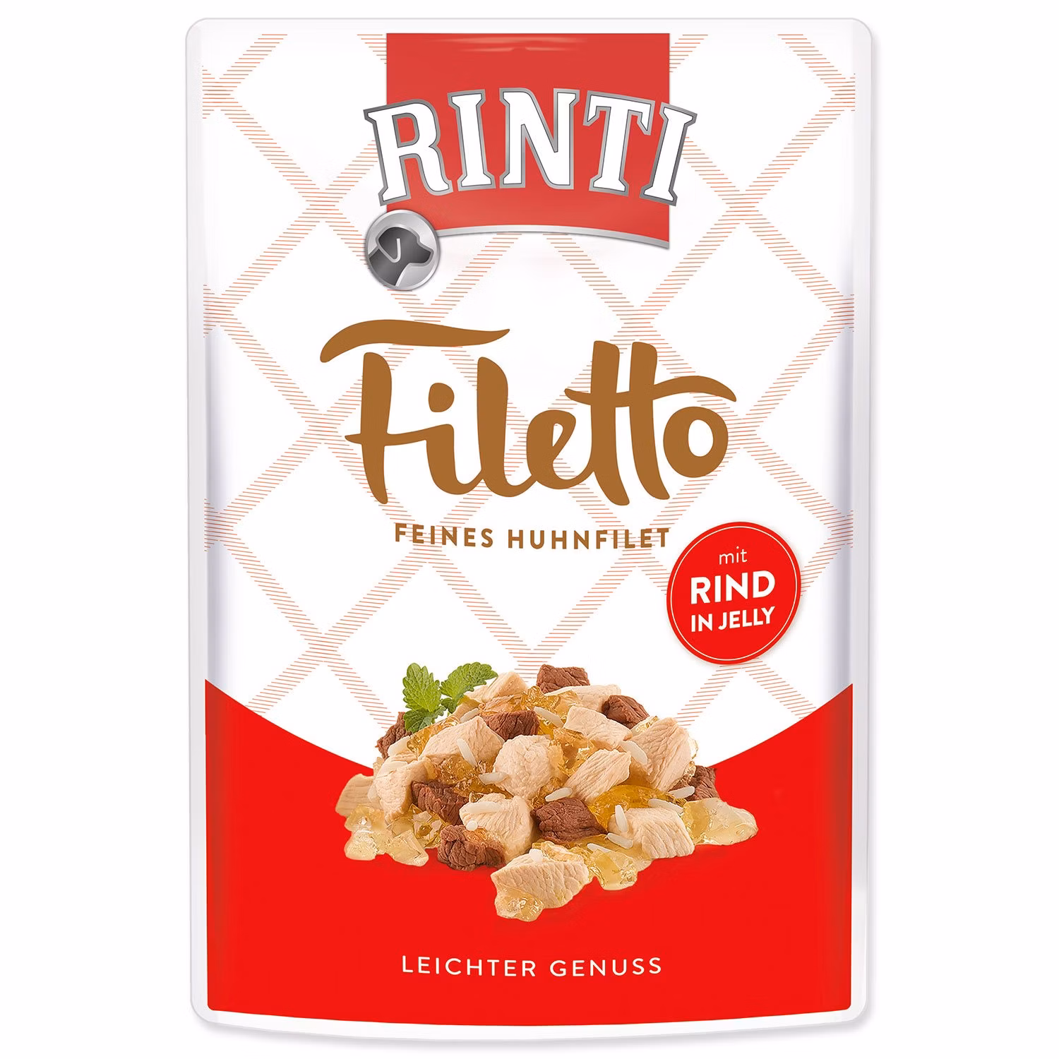 Kapsička Rinti Filetto Adult kura a hovädzie v želé 100g