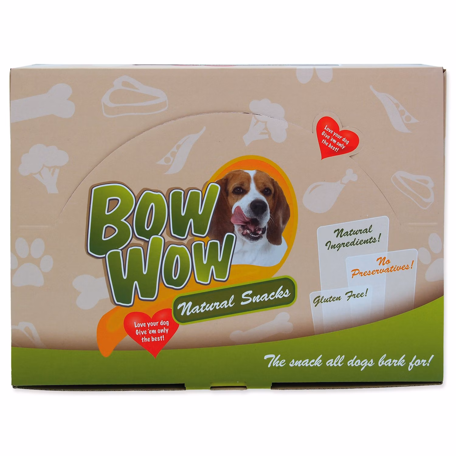 Pochúťka Mira Mar Bow Wow Prebio hovädzie a L-Carnitin, kosť 30ks