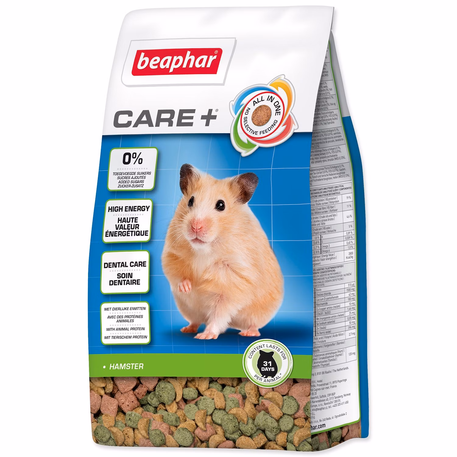 Krmivo Beaphar CARE+ škrečok 250g