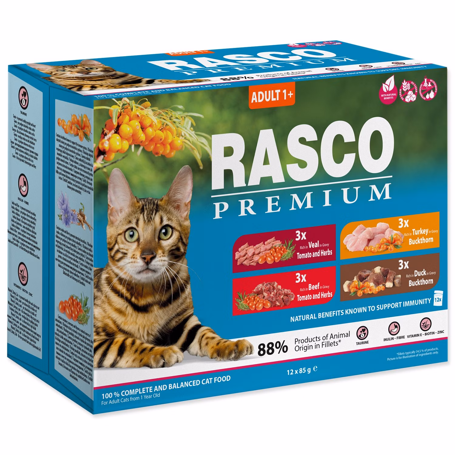Kapsička Rasco Premium Adult Multi 12x85g