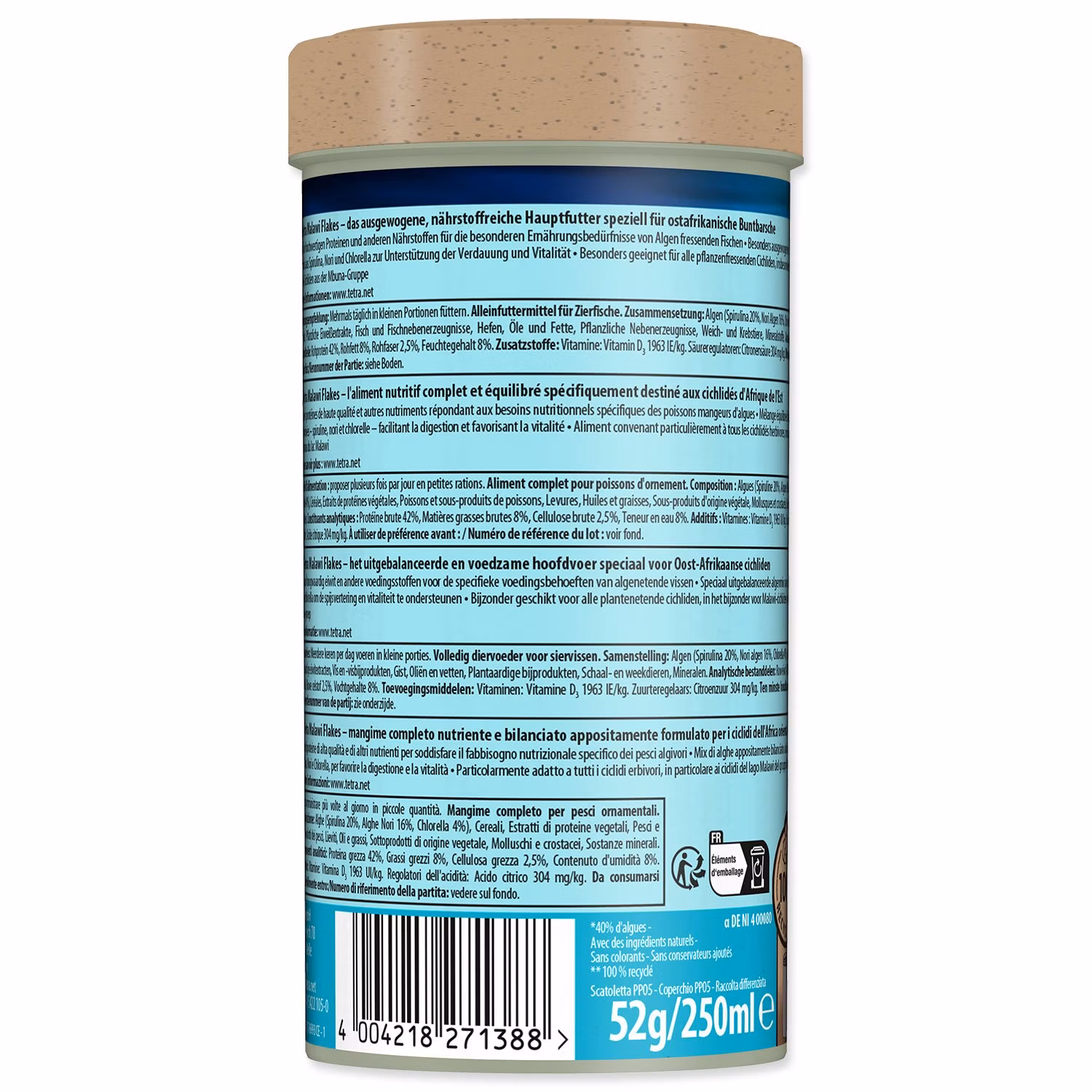 Krmivo Tetra Malawi vločky 250ml