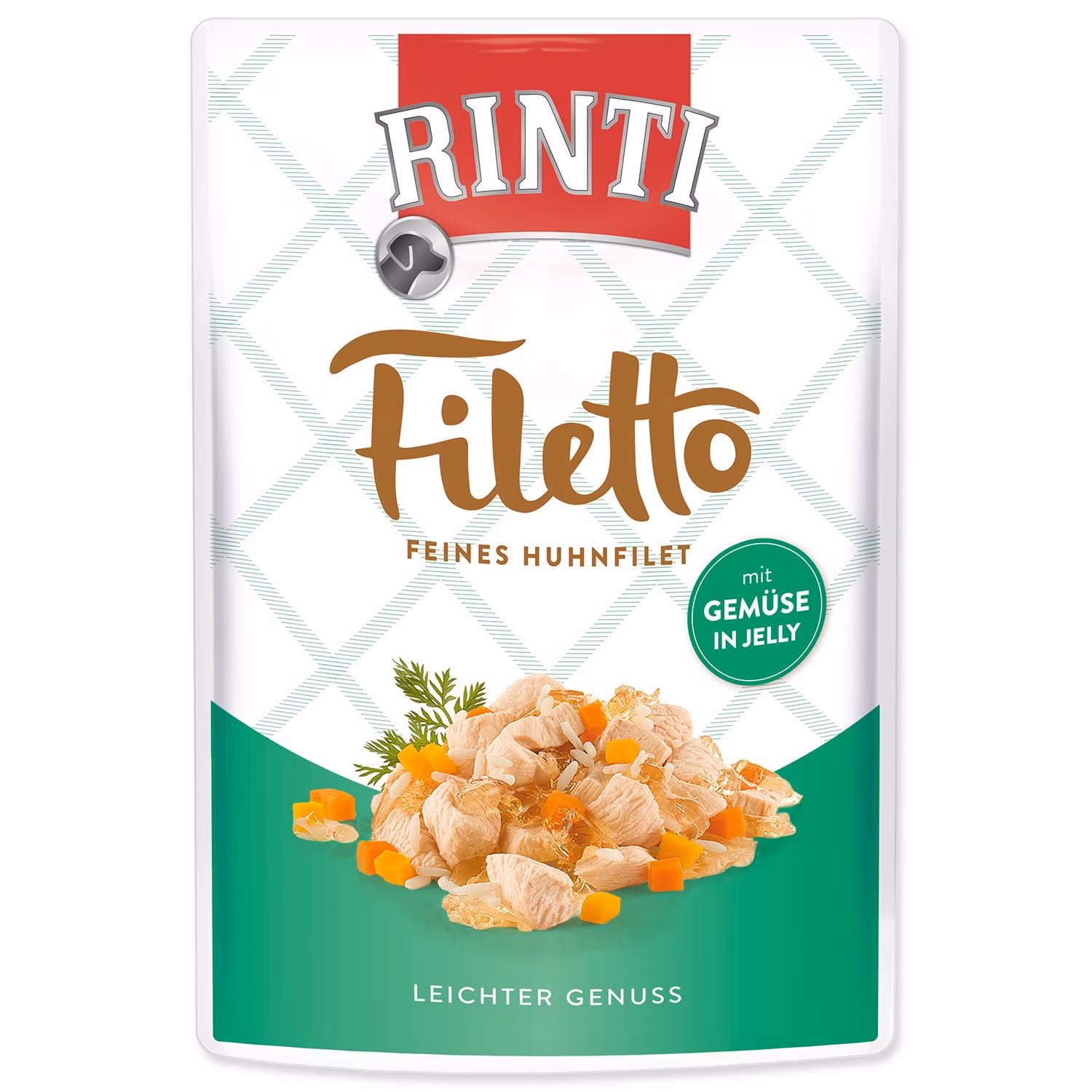 Kapsička Rinti Filetto Adult kura a zelenina v želé 100g