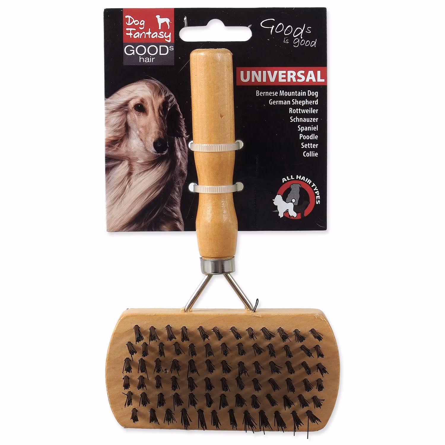 Kefa Dog Fantasy drôtiky/nylon obojstranná hranatá 17cm