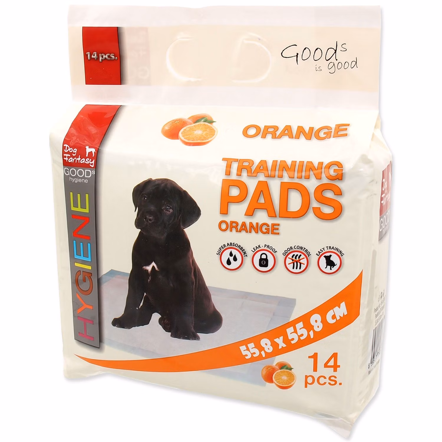 Podložka Dog Fantasy Orange 55,8x55,8cm 14ks