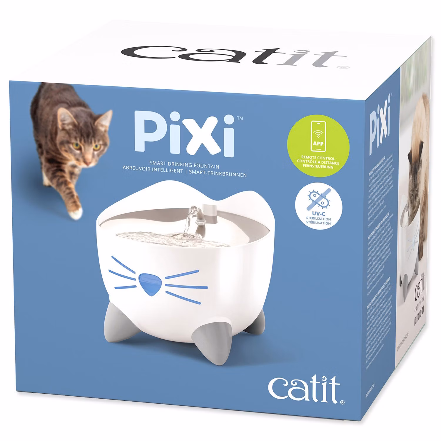 Catit Pixi Smart Fountain with Stainless Steel Top