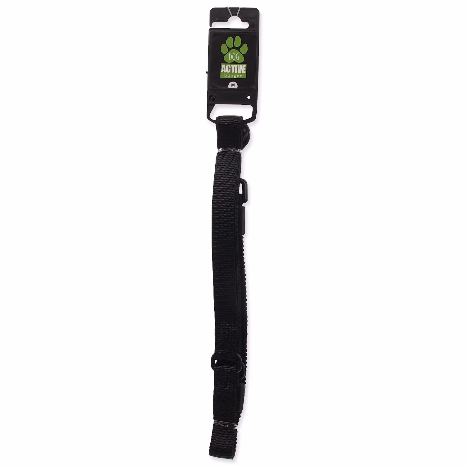 Vodítko Active Dog Bungee Neoprene M čierne 2x120cm