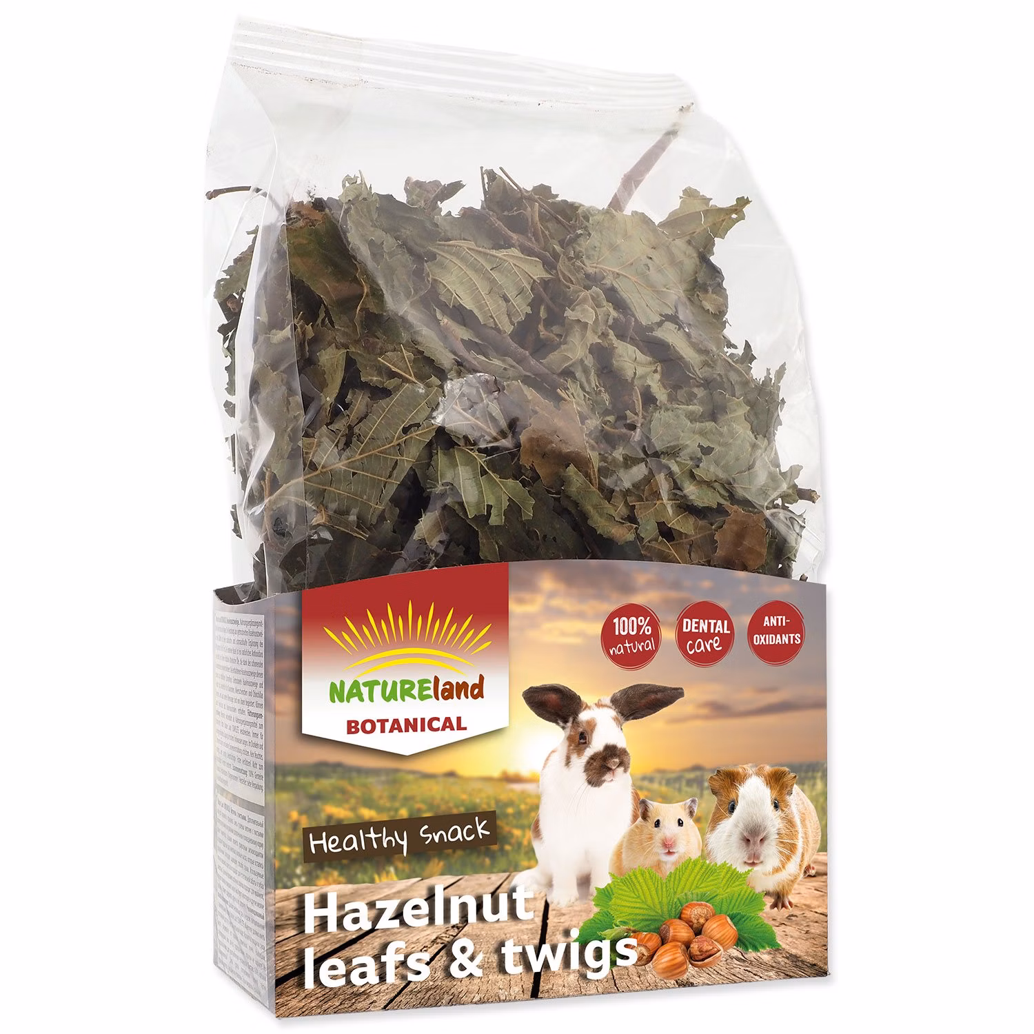 Pochúťka Nature Land Botanical vetvičky z liesky 50g