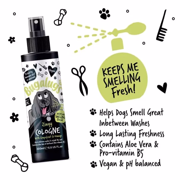 Bugalugs parfum pre psov – Zingy 200 ml