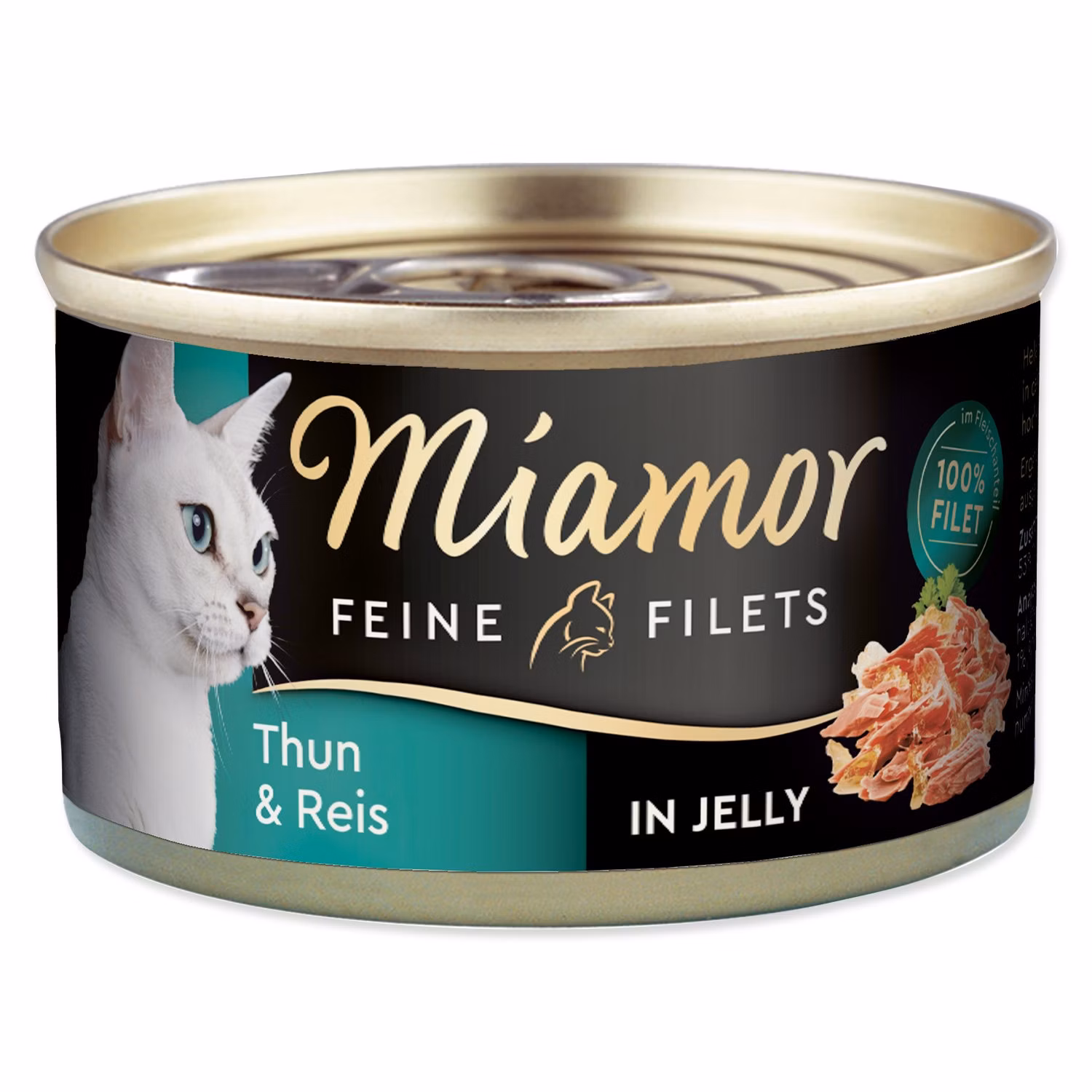 Konzerva Miamor Feine Filets Adult tuniak s ryžou v želé 100g