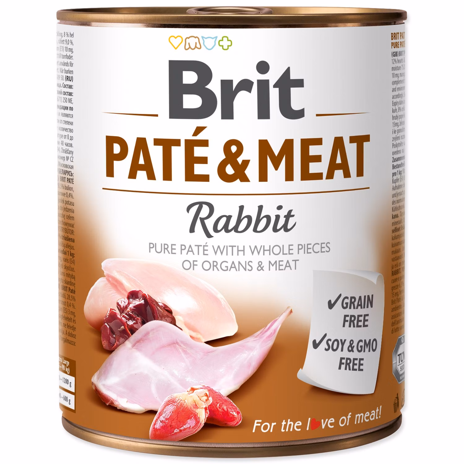 Konzerva Brit Paté & Meat králik 800g