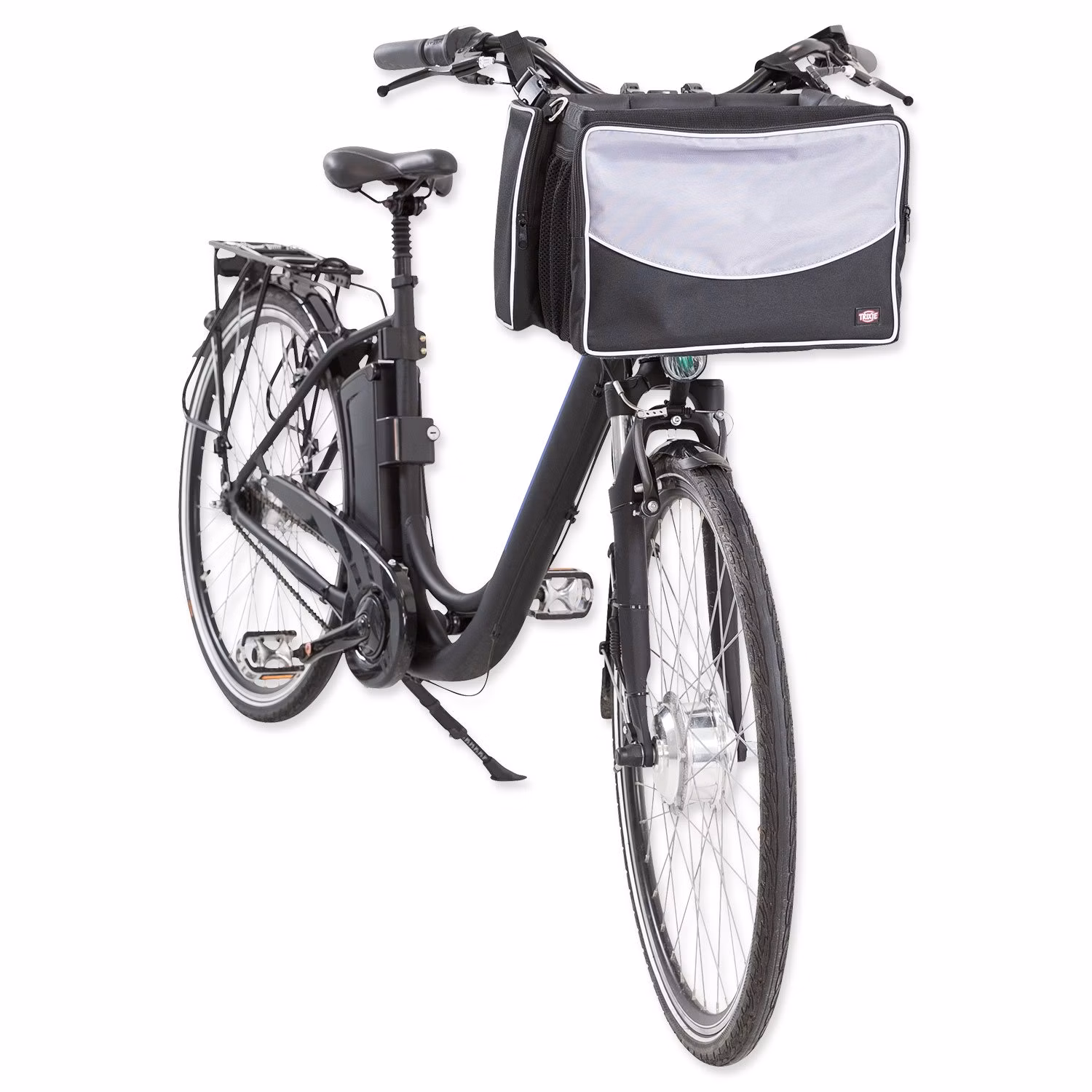 Box na bicykel, 41×26×26cm čierno-šedý