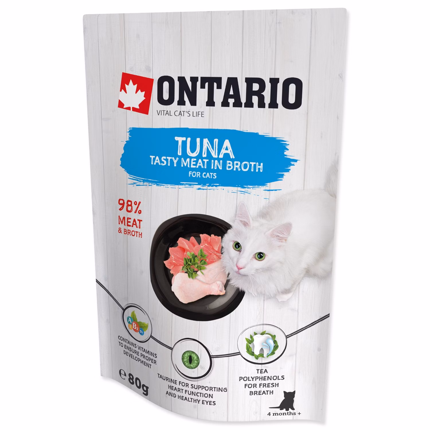 Kapsička Ontario tuniak vo vývare 80g