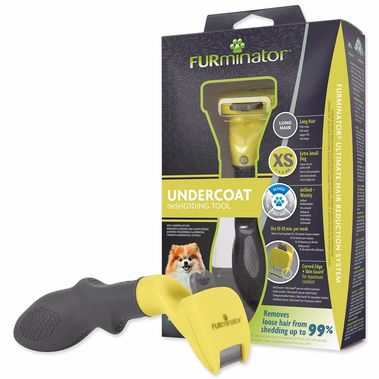 Hrebeň Furminator dlhá srsť TOY do 4,5kg