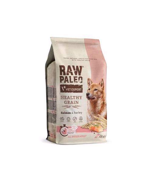 VetExpert Raw Paleo adult Healthy Grain Salmon & Barley 2 kg