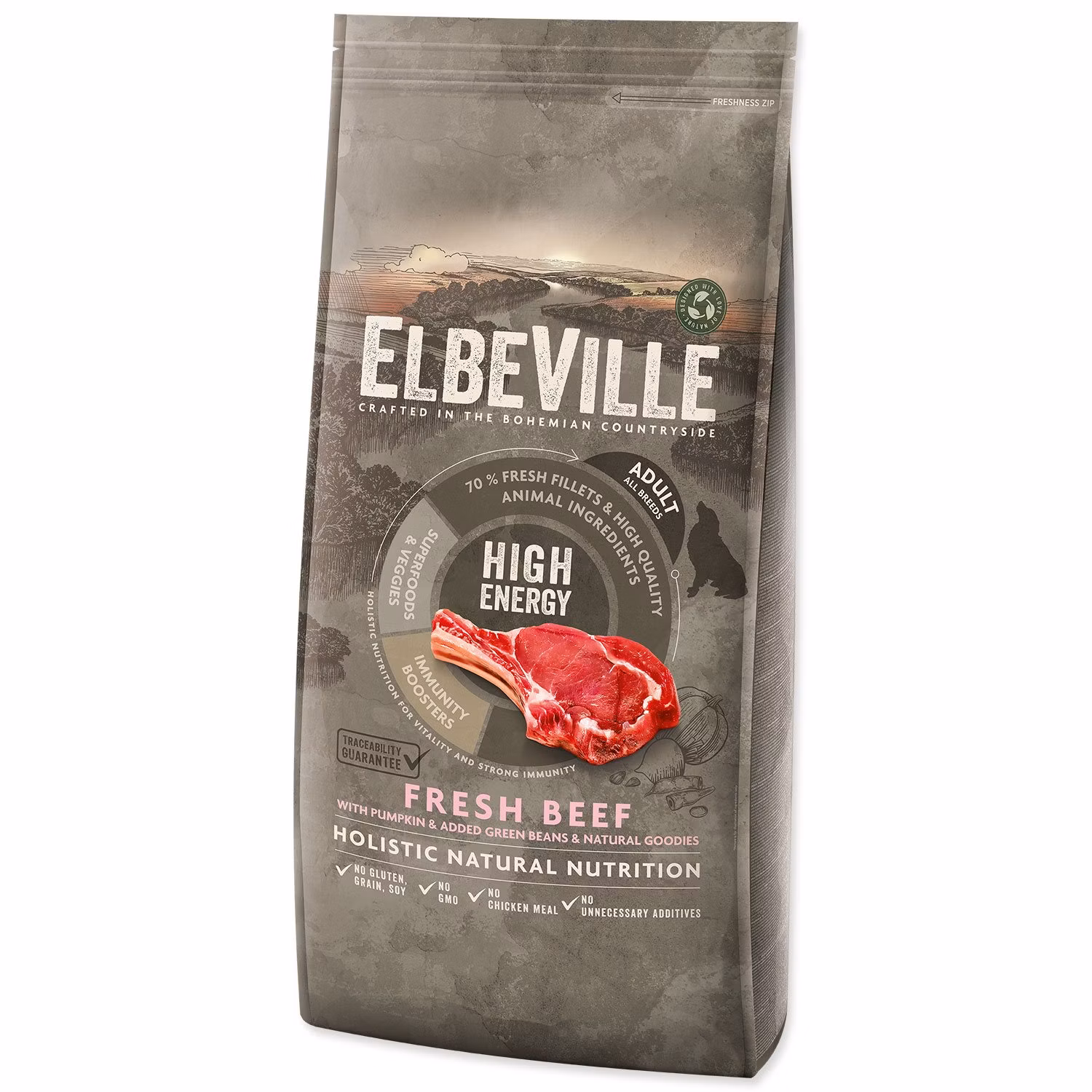 Krmivo ELBEVILLE Adult All Breeds High Energy Fresh Beef11,4kg