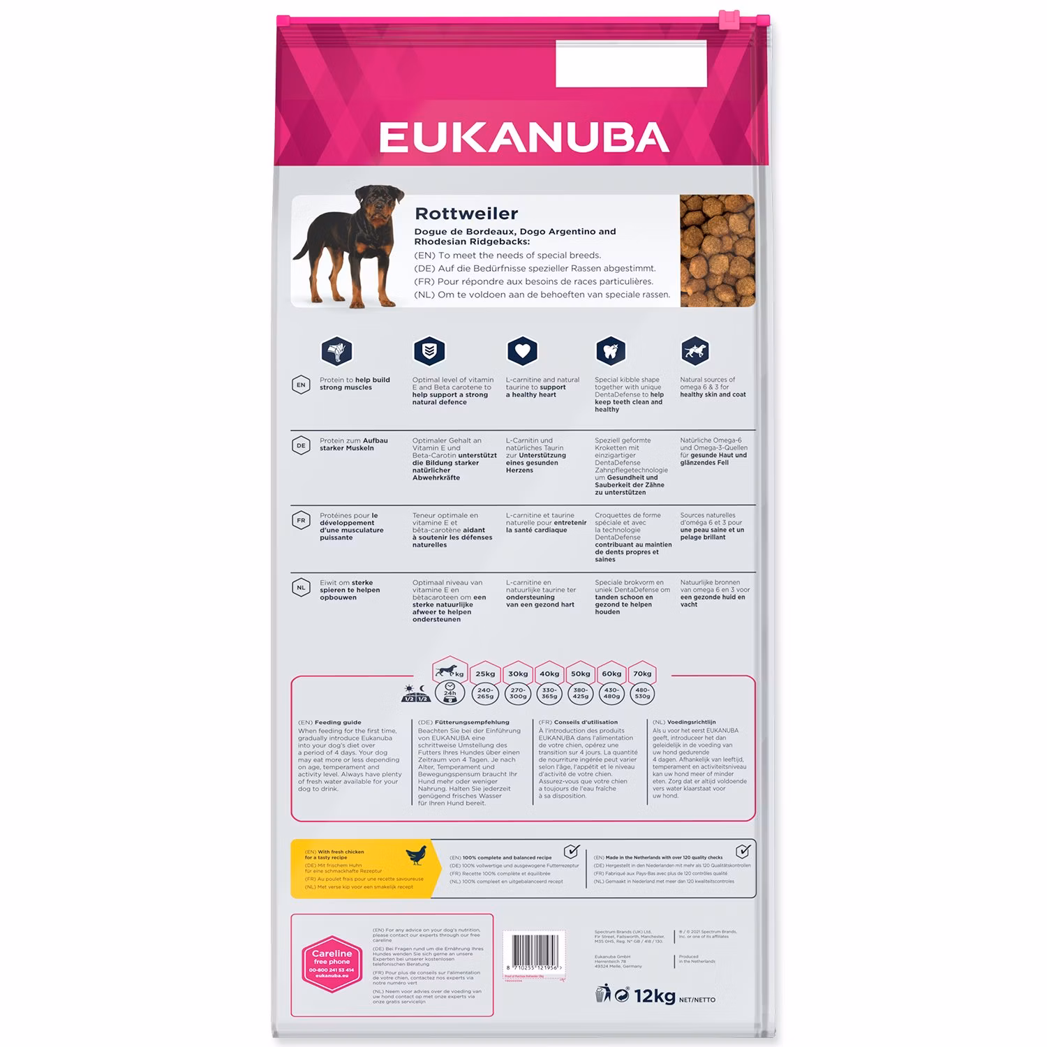 Krmivo EUKANUBA Rottweiler 12kg
