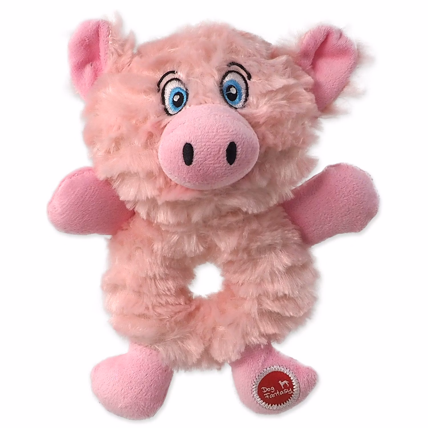 Hračky Dog Fantasy Playful Box Farm zvieratká pískacie mix 21cm 24ks