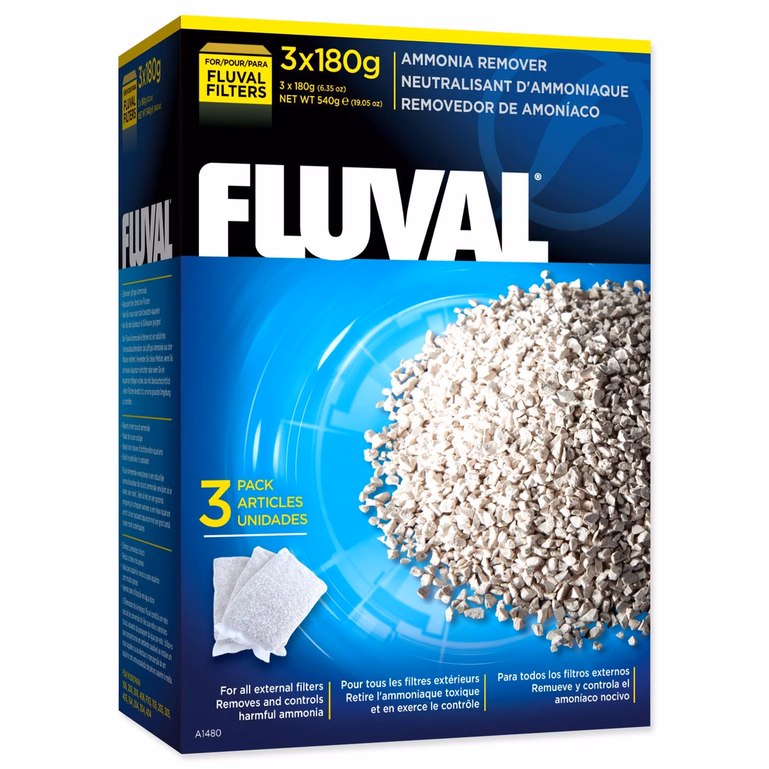 Náplň Fluval odstraňovač dusíkatých látok 540g