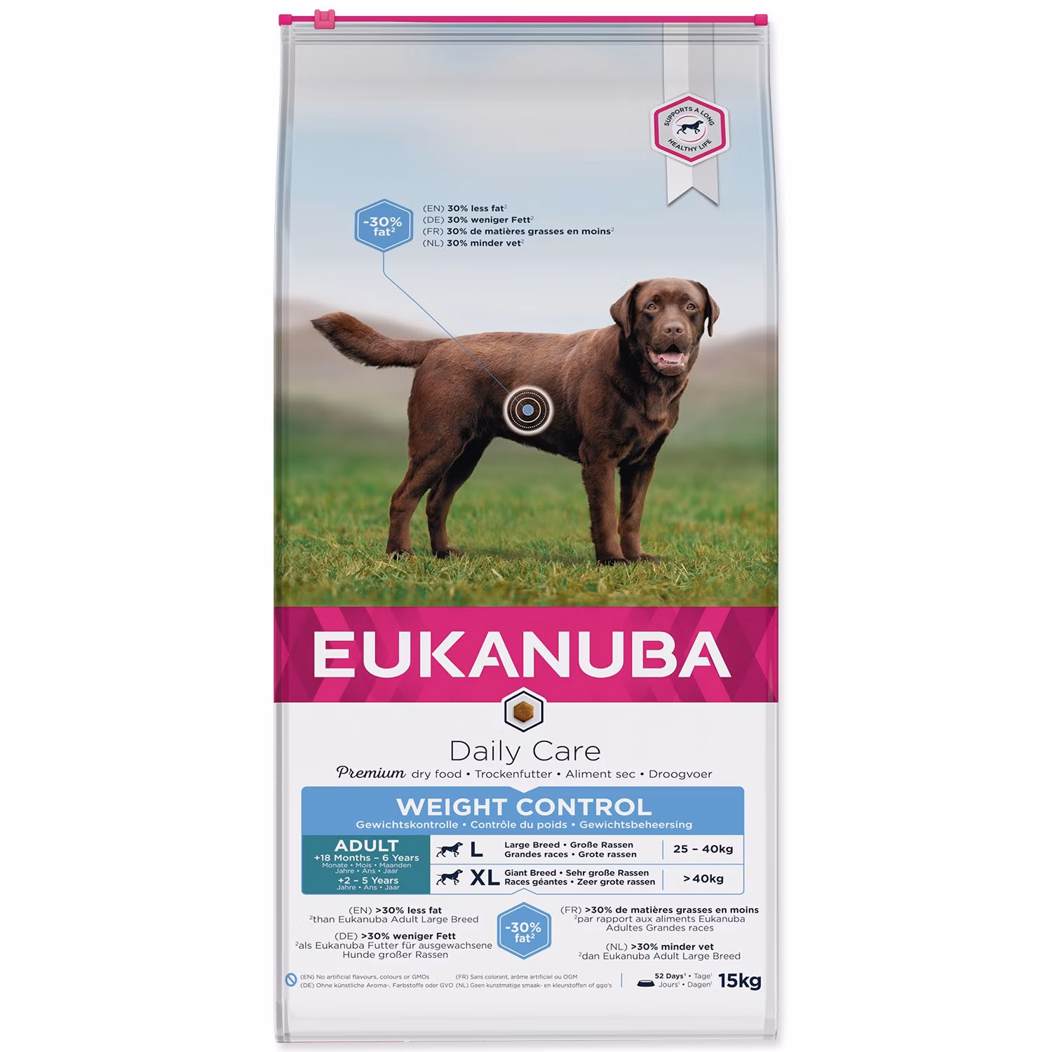 Krmivo EUKANUBA Daily Care Adult Large & Giant Weight Control 15kg