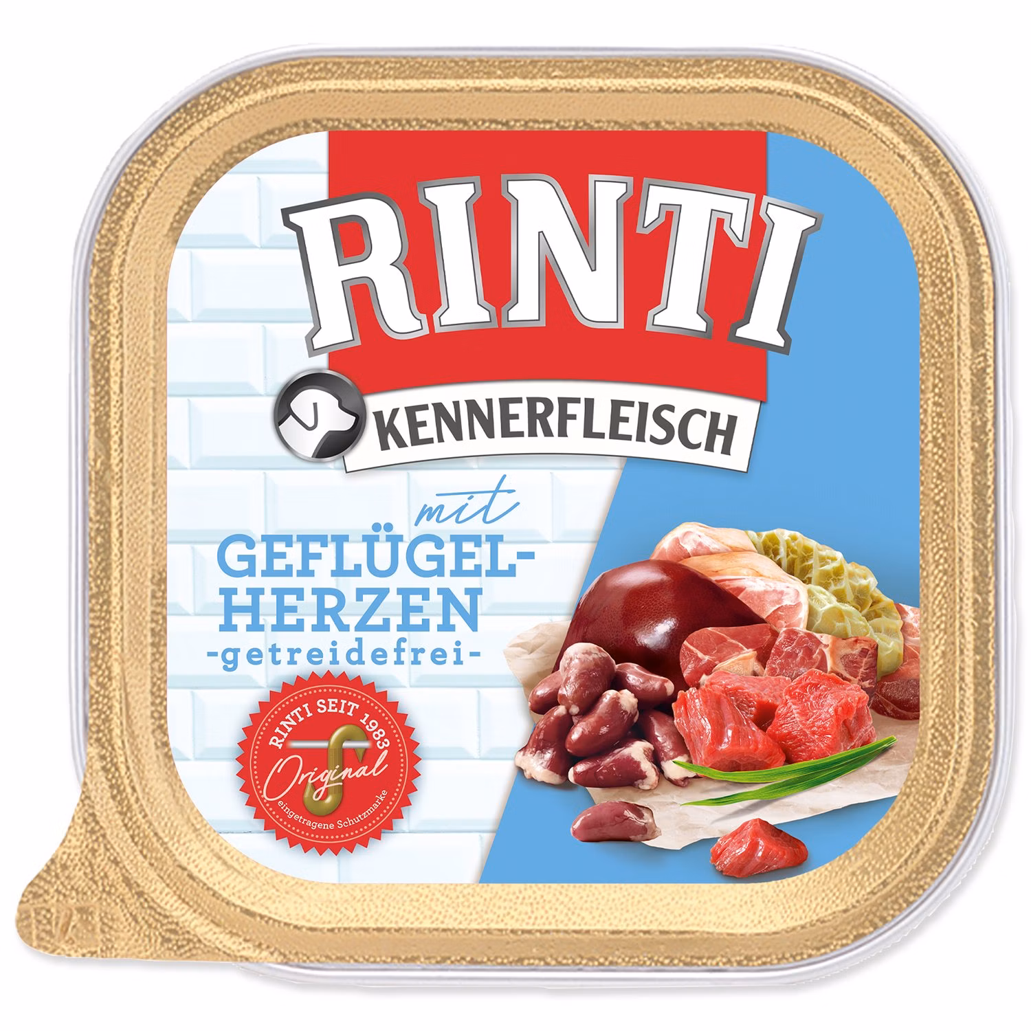 Vanička Rinti Kennerfleisch Adult hydinové srdce 300g