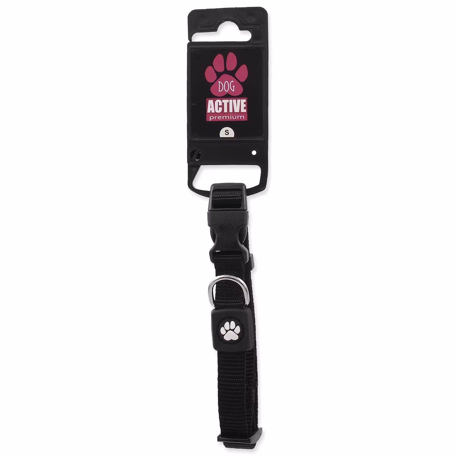 Obojok Active Dog Premium S čierny 1,5x27-37cm