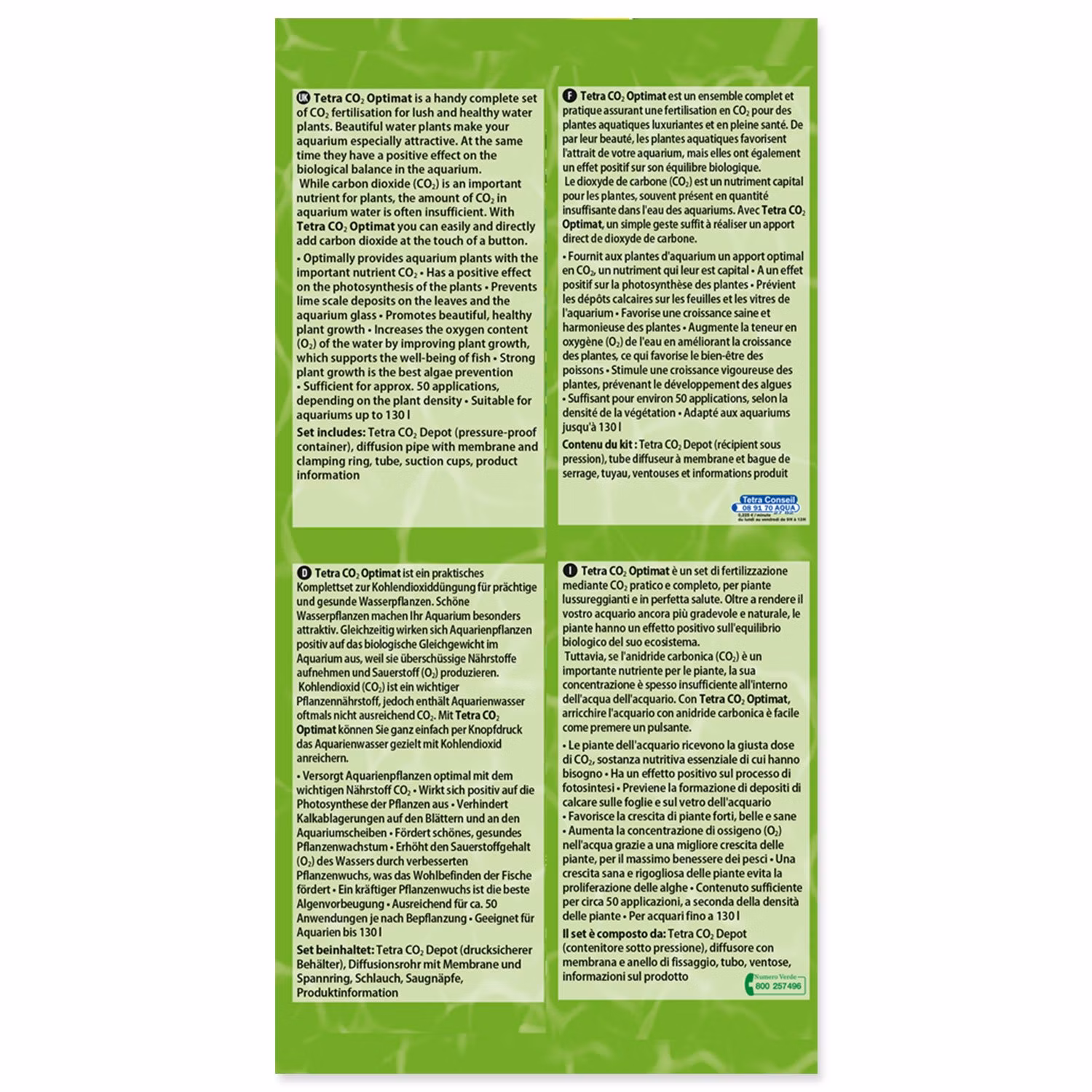 Prípravok Tetra Optimat CO2 do 100 l