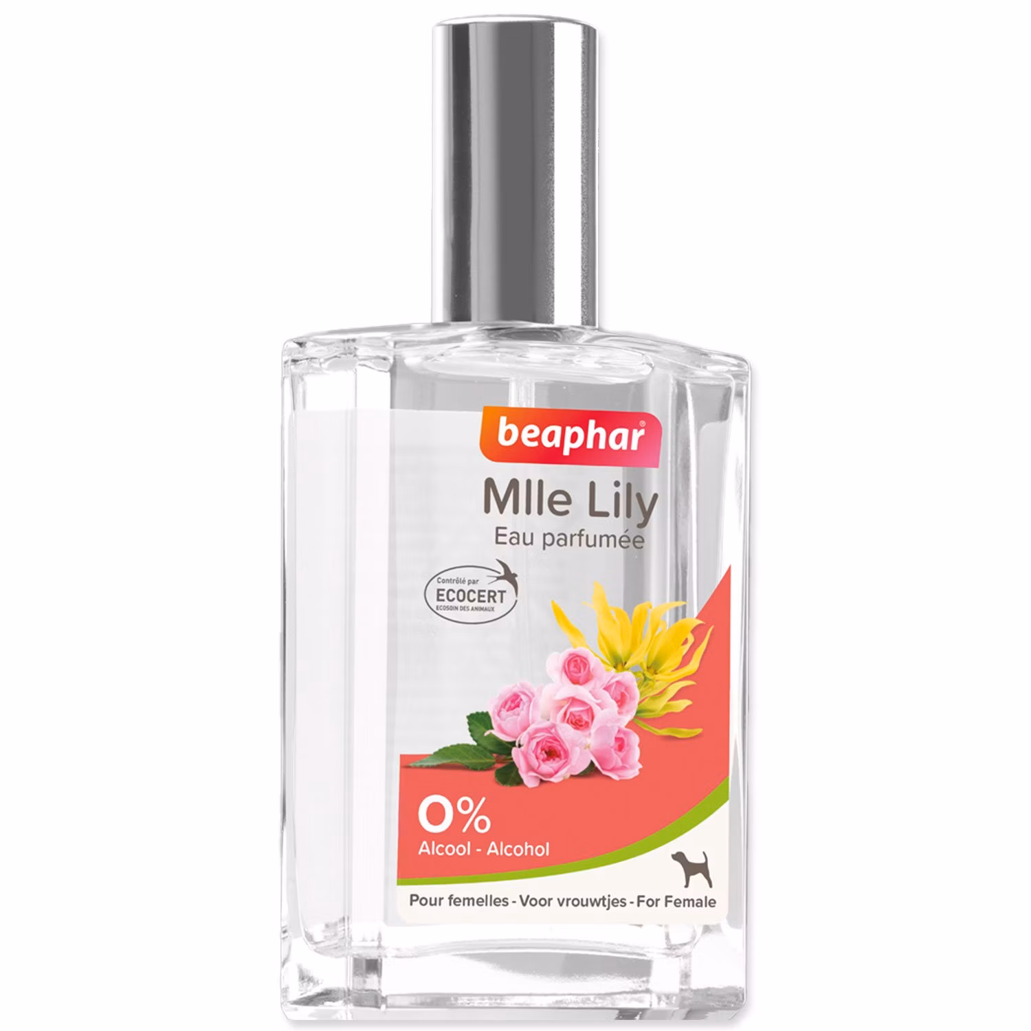 Parfém Beaphar Mlle Lily pre fenky ruža, ylang ylang, jasmín a broskyňa 50ml