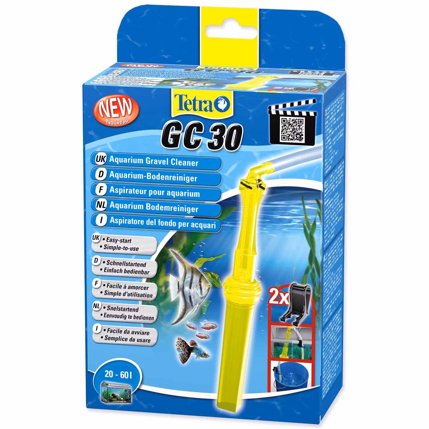 Odkalovač Tetra GC30, 20-60l