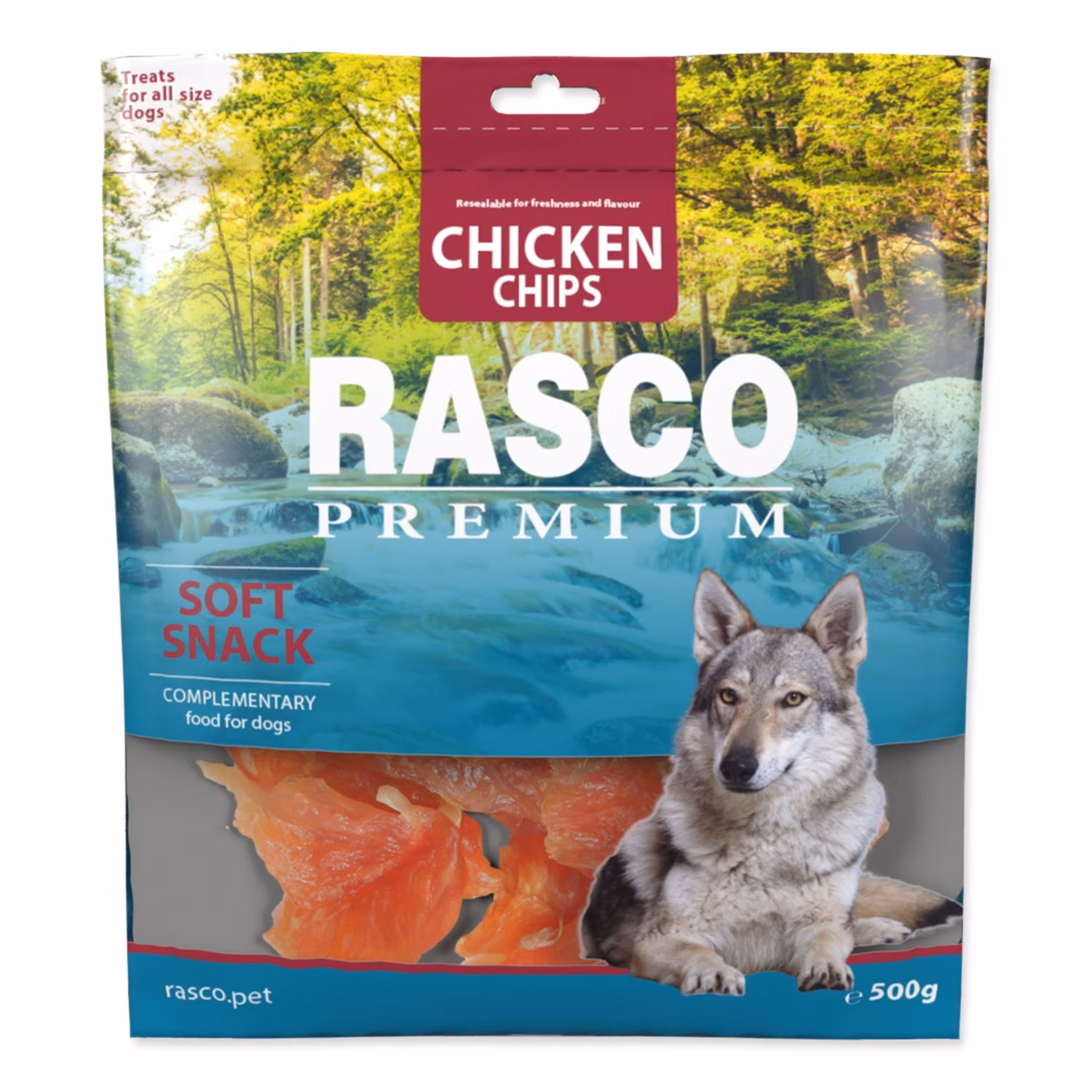 Pochúťka Rasco Premium kuracie plátky 500g