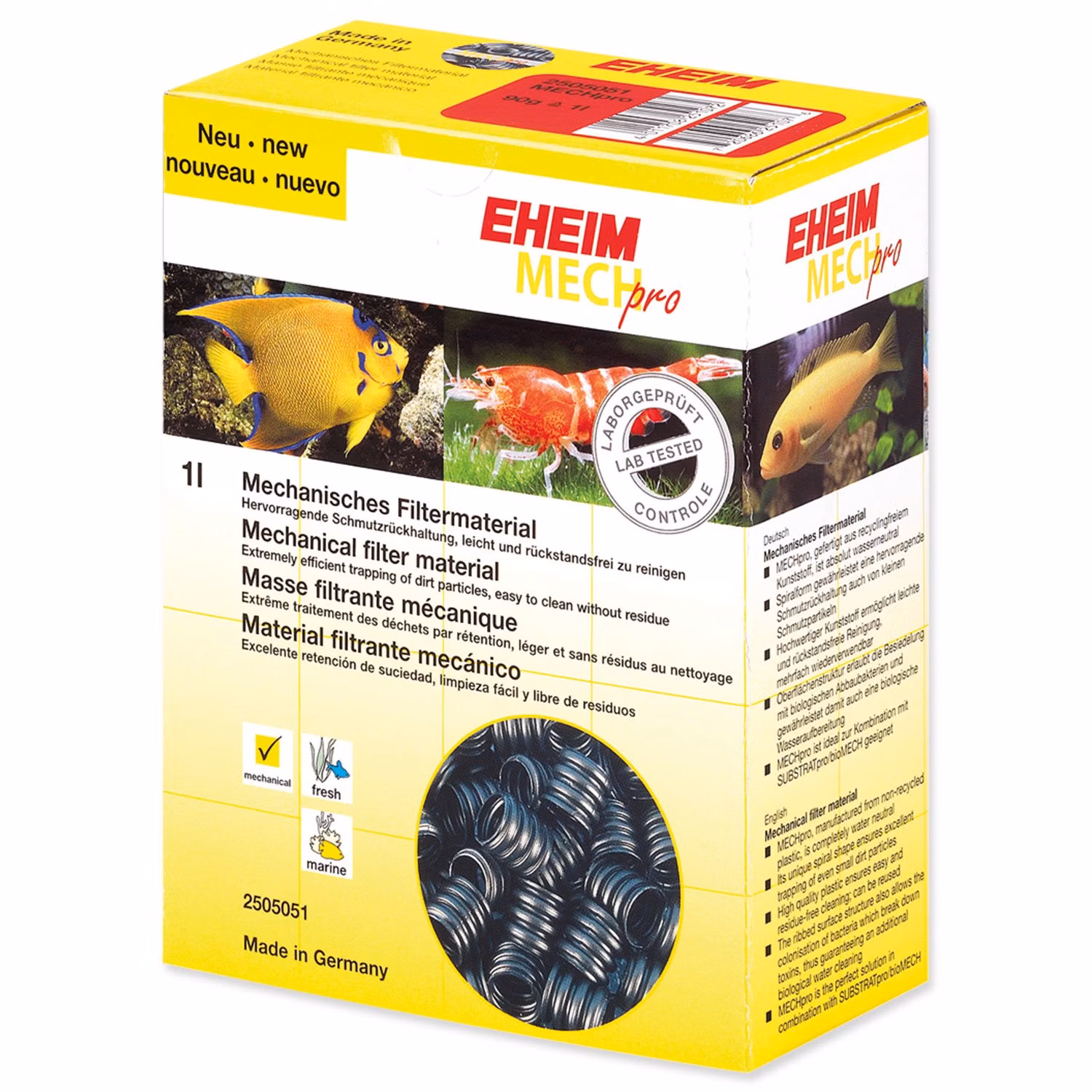 Náplň Eheim MECHpre 90g, 1l