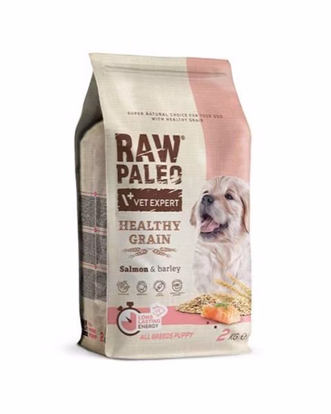 VetExpert Raw Paleo puppy Healthy Grain Salmon & Barley 2 kg