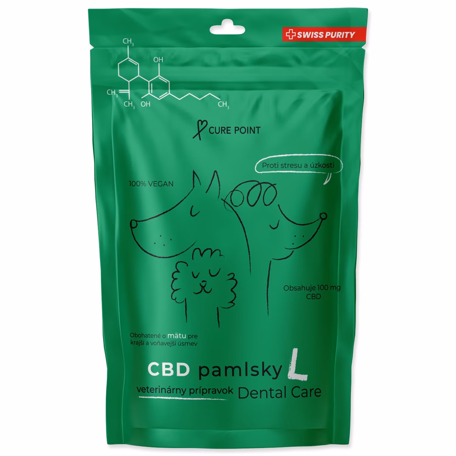 Pamlsok CBD Dental Care L 100g