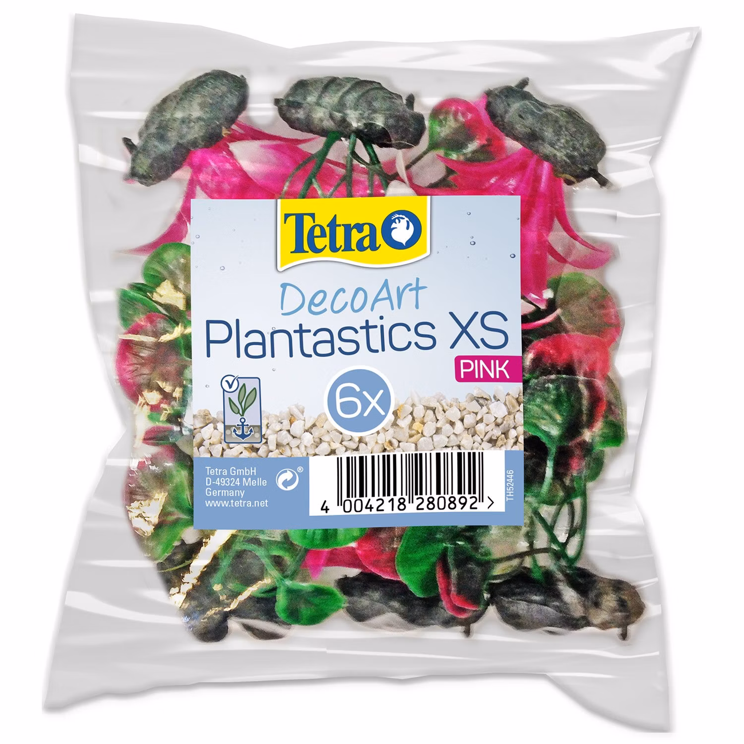 Dekorácia Tetra Rastlina Mix ružový XS 6ks