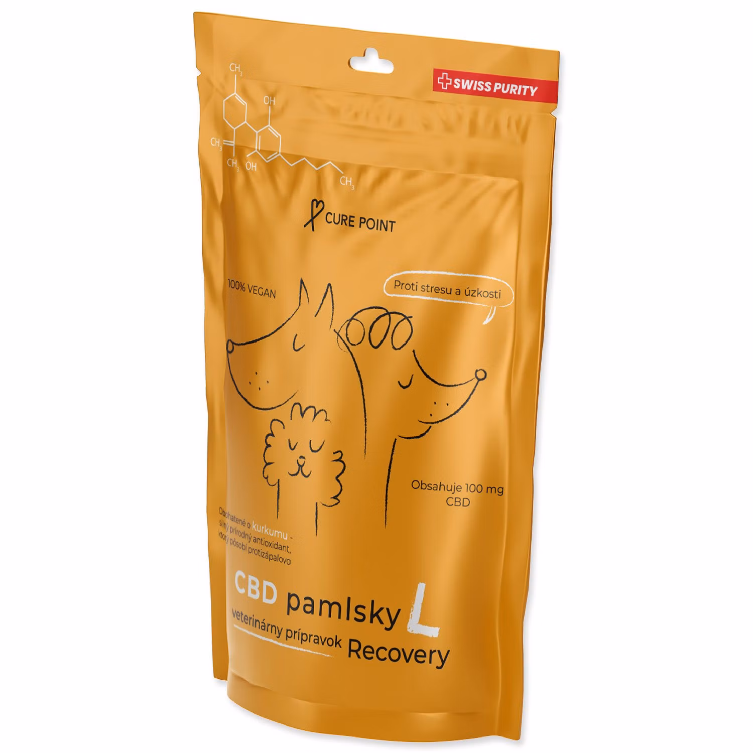 Pamlsok CBD Recovery L 100g