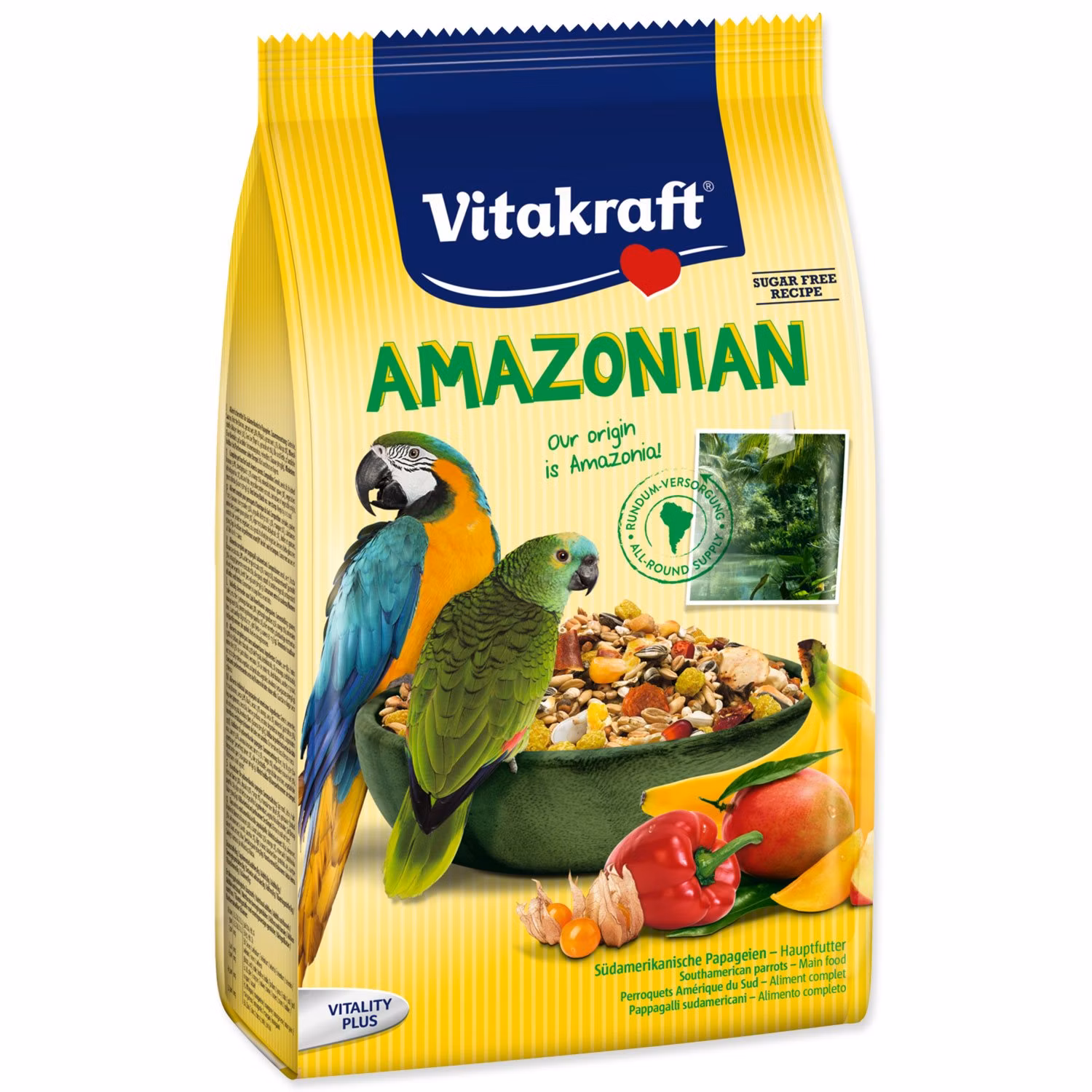 Krmivo Vitakraft Amazonian Papagei 750g