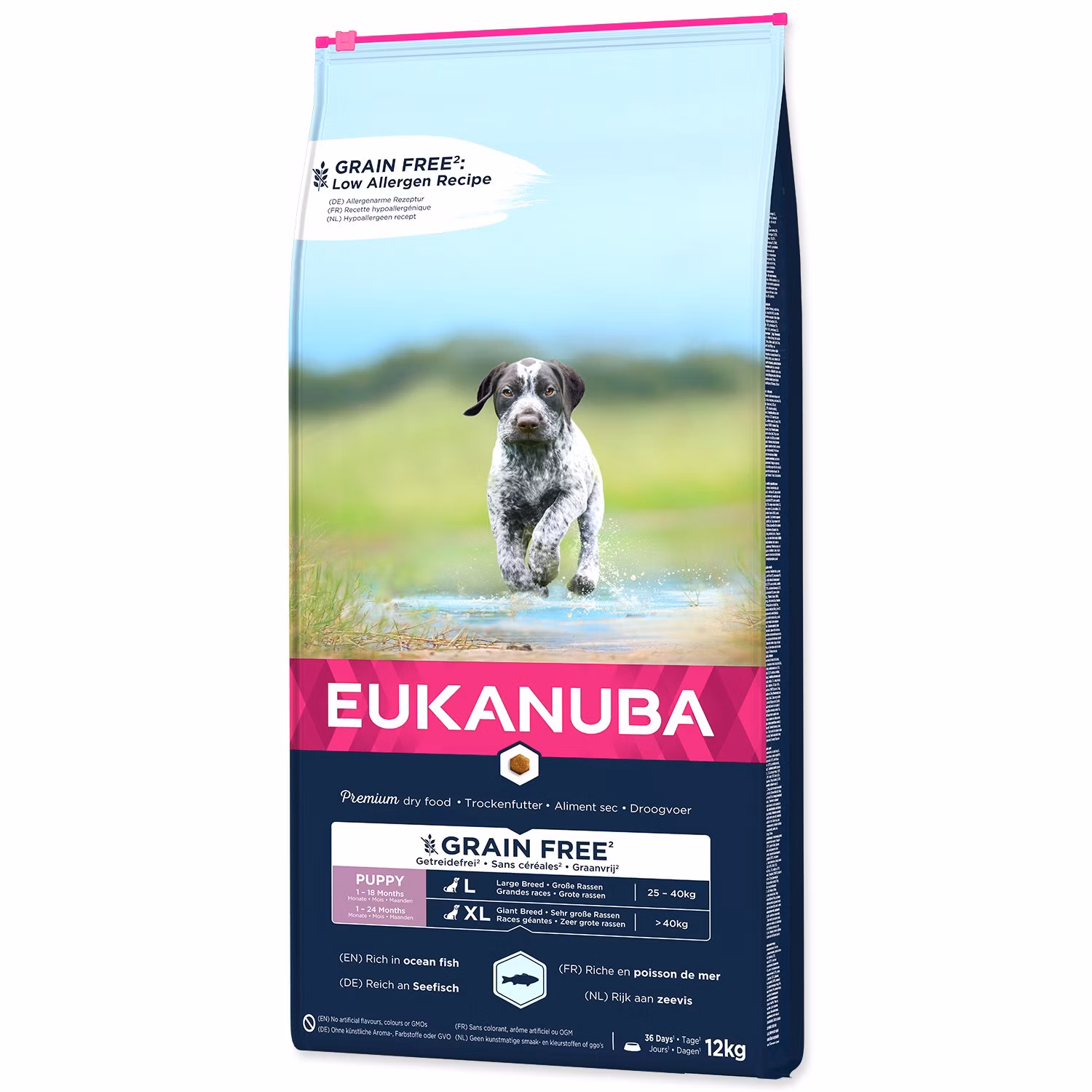 Krmivo EUKANUBA Puppy & Junior Large & Giant Grain Free Ocean Fish 12kg