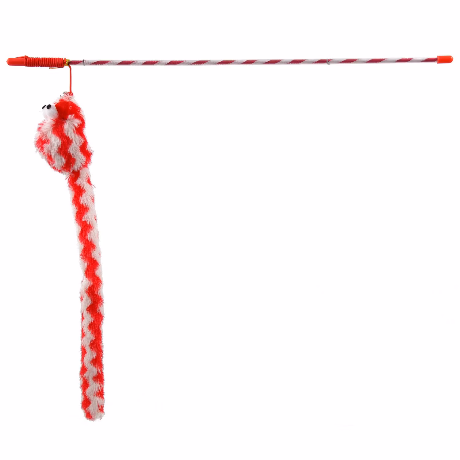 Hračka Magic Cat palička myška bavlna s catnipom 23cm+45cm 24ks