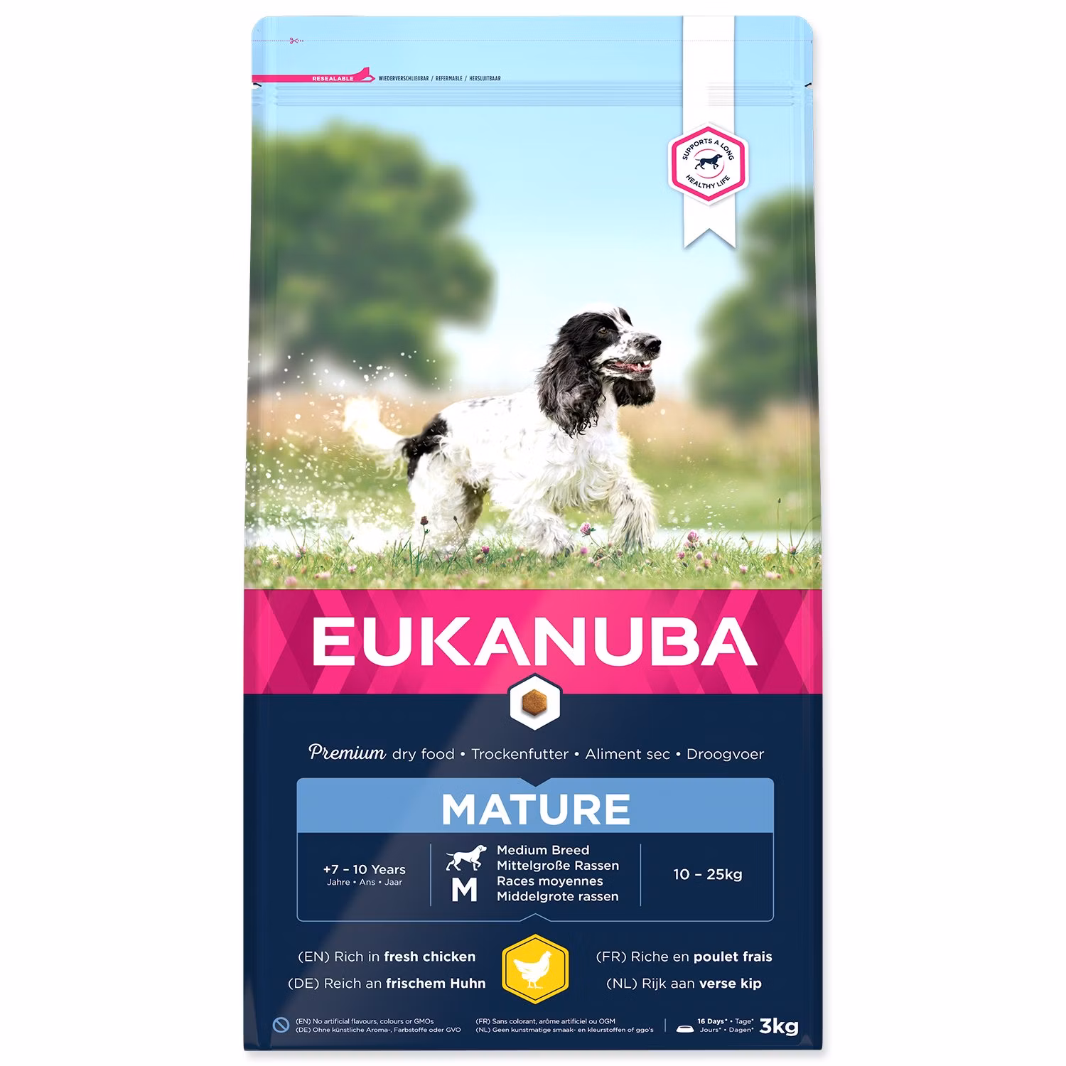 Krmivo EUKANUBA Mature Medium 3kg
