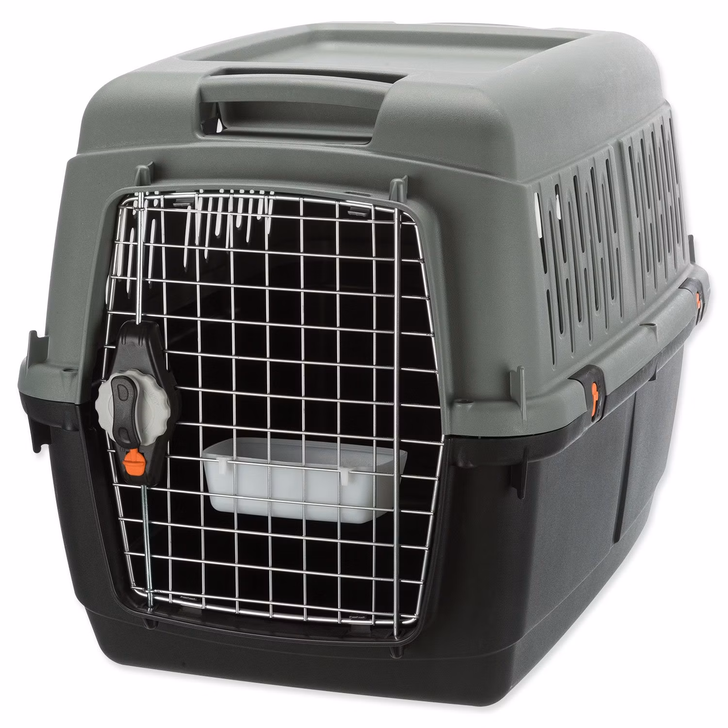 Giona 4 transport box, S–M: 50 × 51 × 70 cm, anthracite/grey-green
