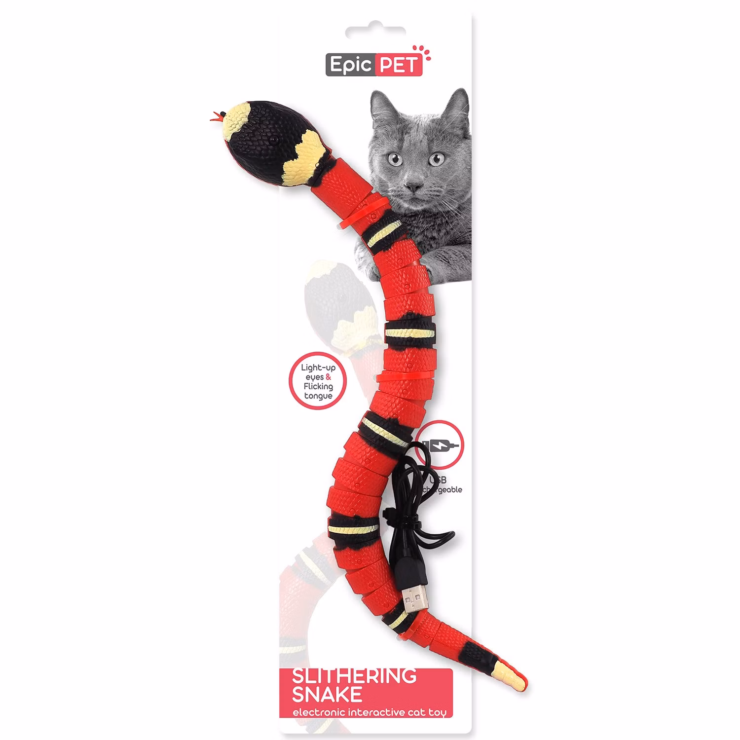 Hračka Epic Pet Slithering snake had interaktívny pohyblivý 38cm
