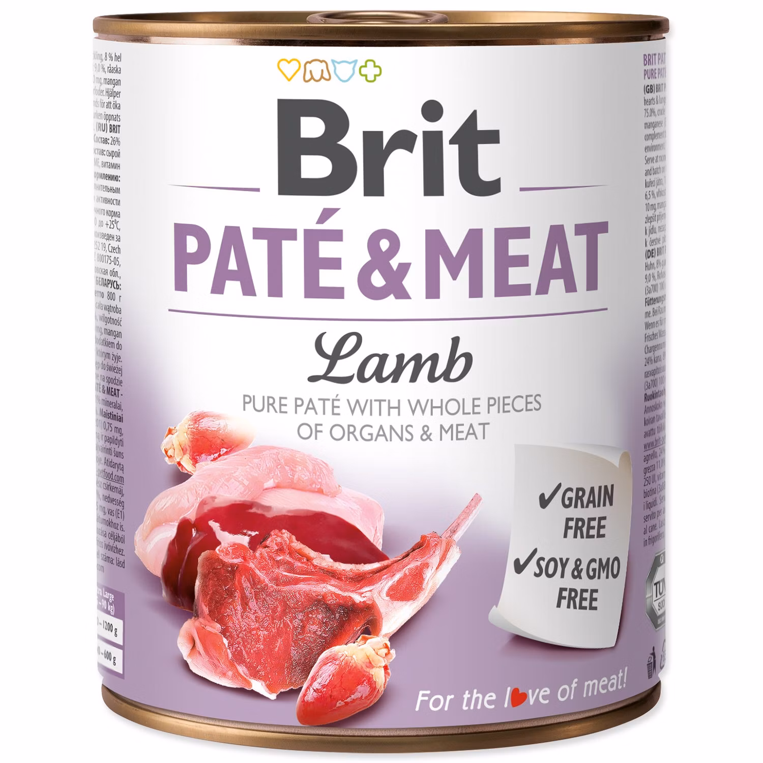 Konzerva Brit Paté & Meat jahňa 800g