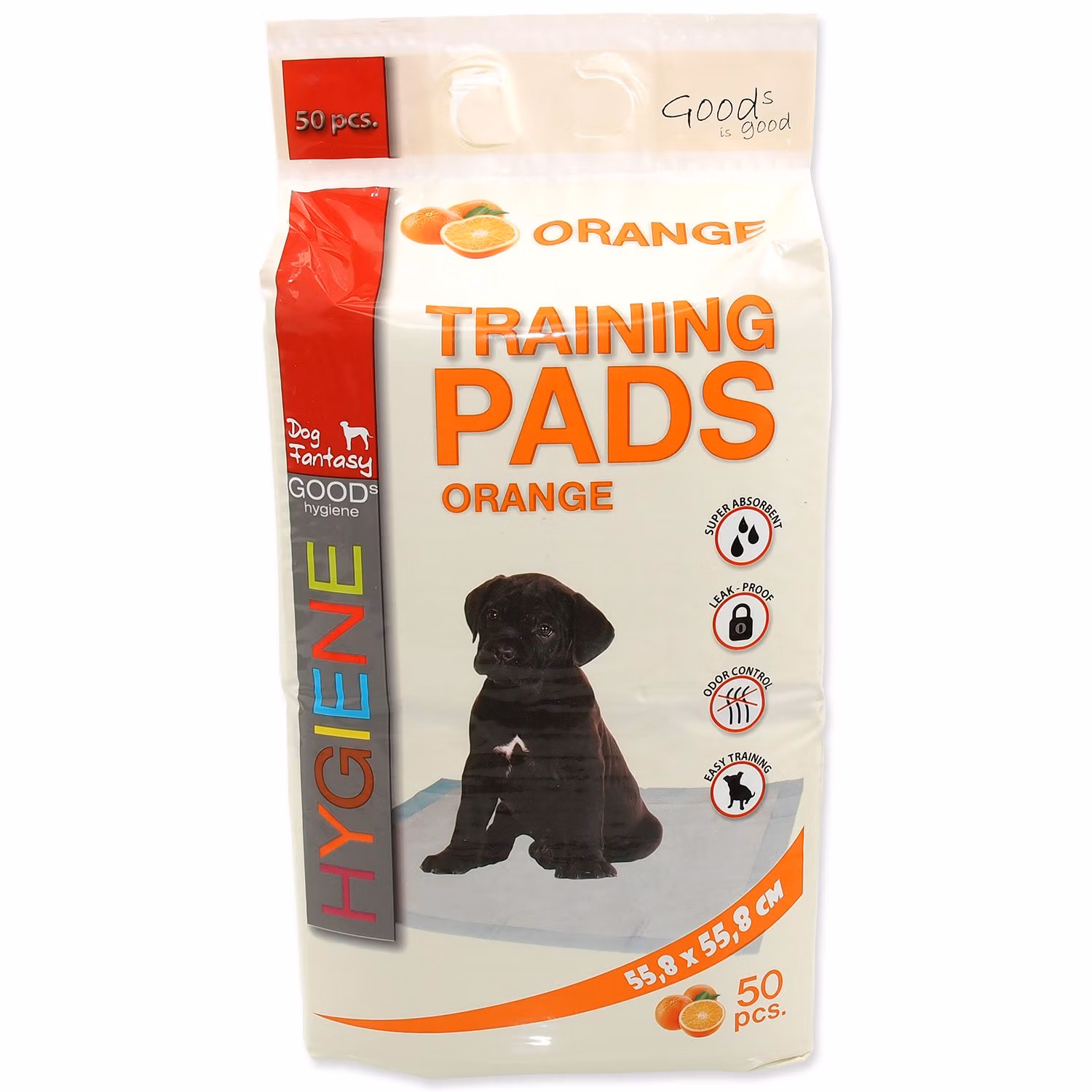 Podložka Dog Fantasy Orange 55,8x55,8cm 50ks