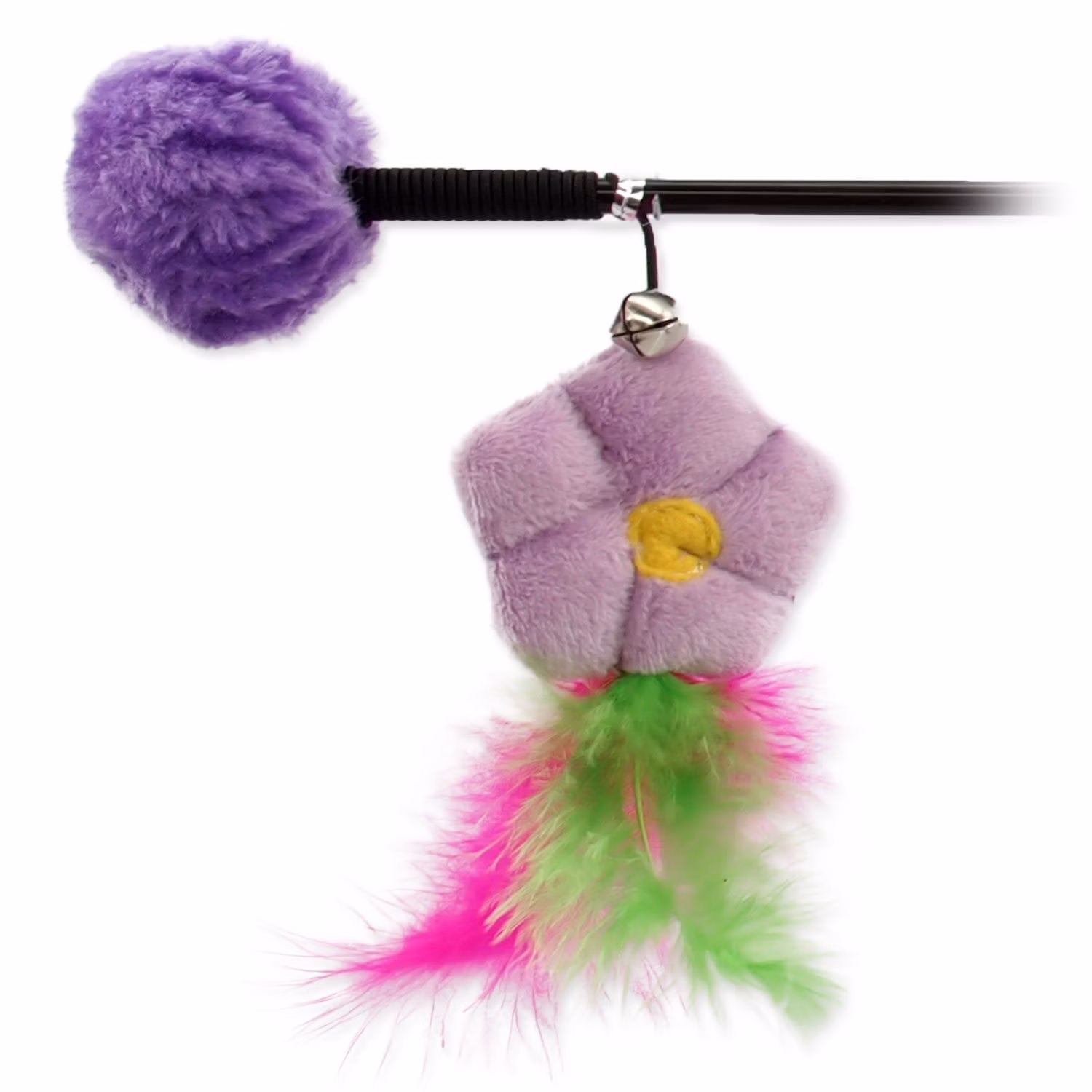 Hračka Magic Cat prút s brmbolcom a hračkou mix 6cm+45cm 24ks