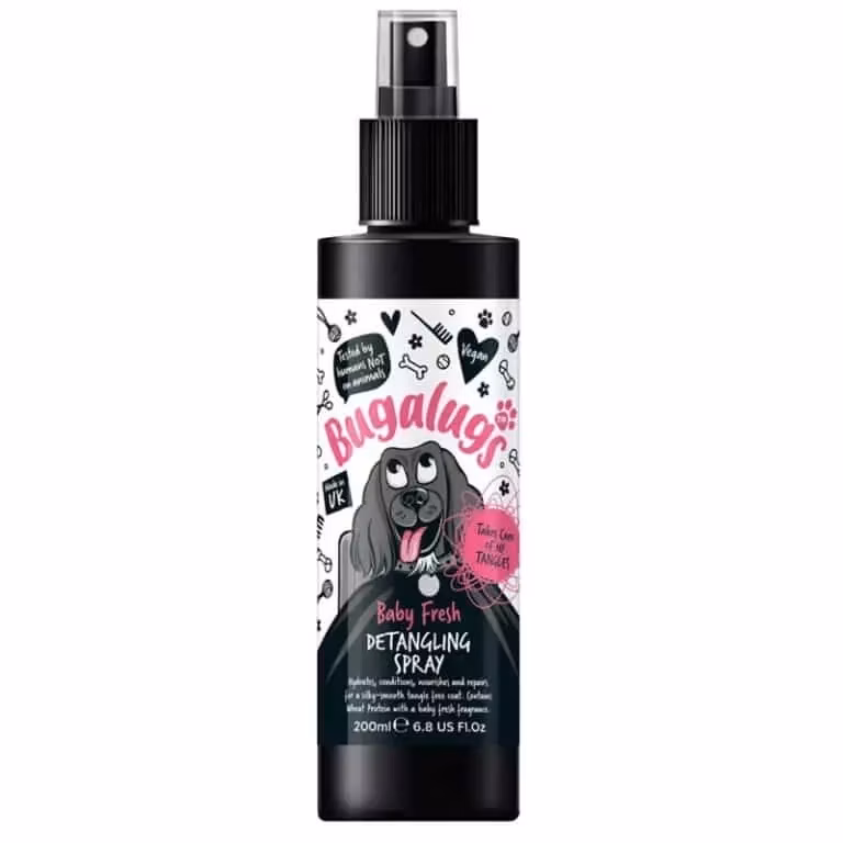 Bugalugs sprej na rozčesávanie srsti pre psov – Baby Fresh 200 ml