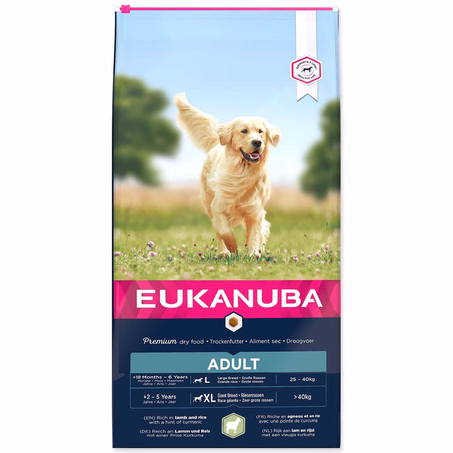 Krmivo EUKANUBA Adult Large & Giant Lamb 12kg