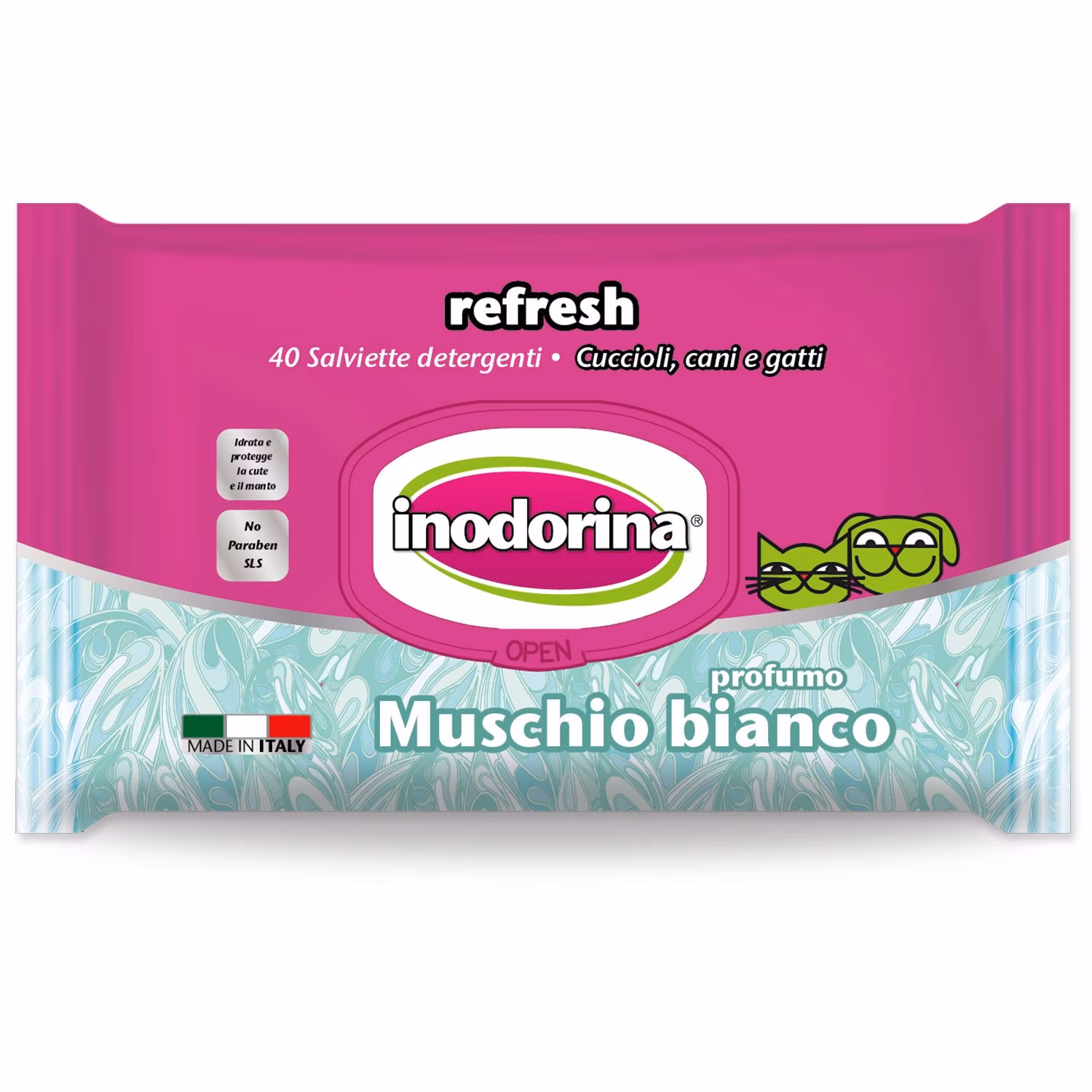 Obrúsky Inodorina Mošus 40ks