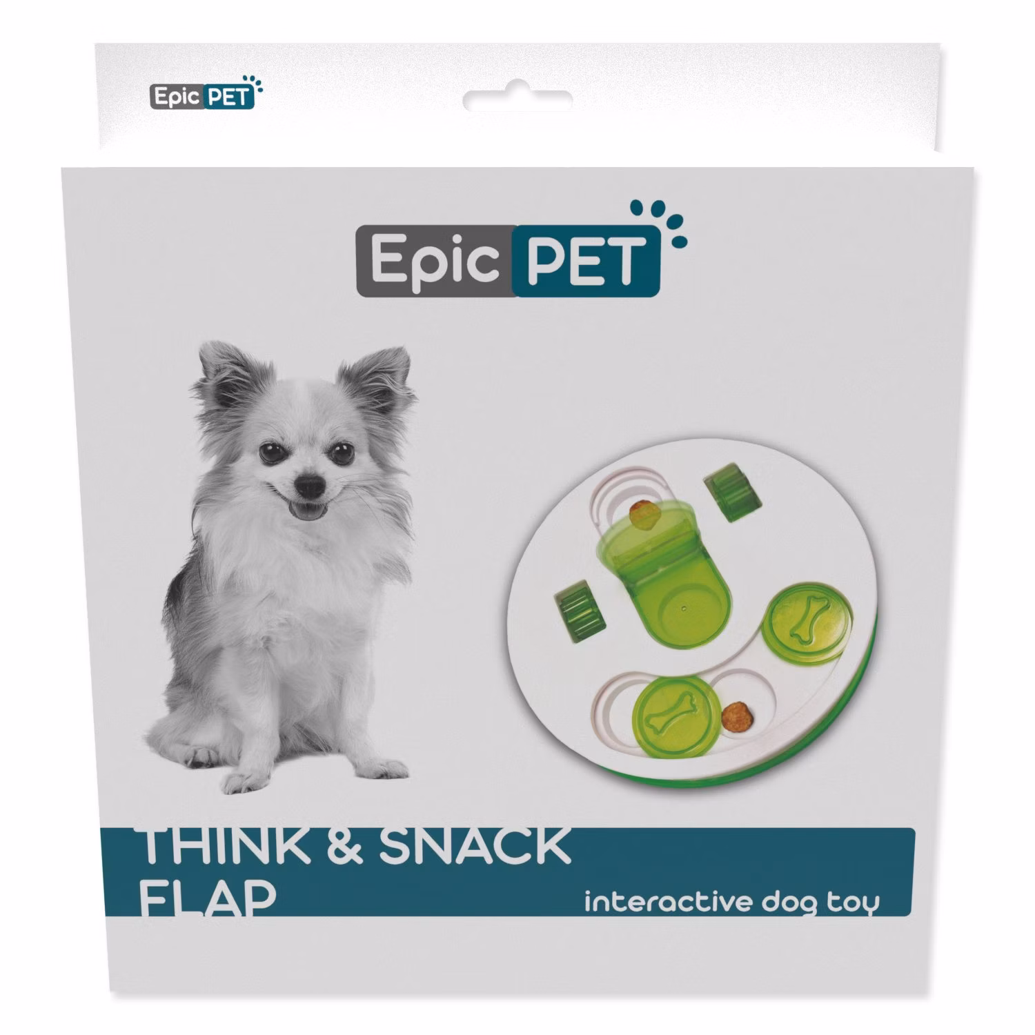 Hračka Epic Pet Think & Snack Flap interaktívna 23cm