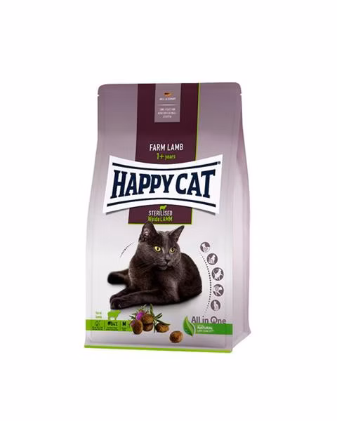 Happy Cat SUPREME - Sterilised Weide-Lamm / Jahňacie 1,3 kg